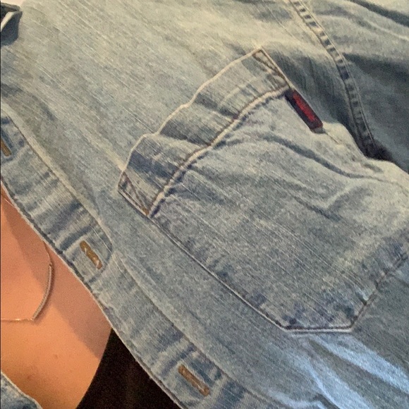 VINTAGE guess Jean shirt - Picture 5 of 5